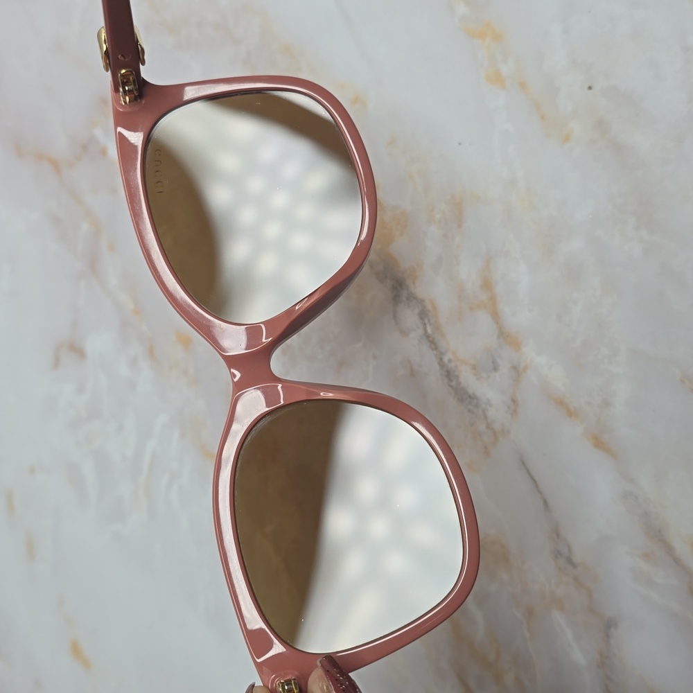 Gucci interlocking G square-frame sunglasses pink - Picture 10 of 16
